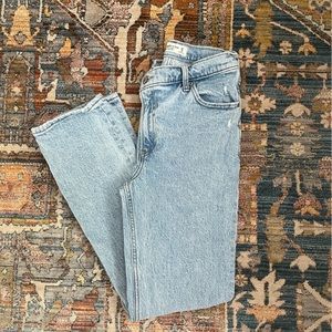 Abercrombie and Fitch ultra high rise 90s straight jean